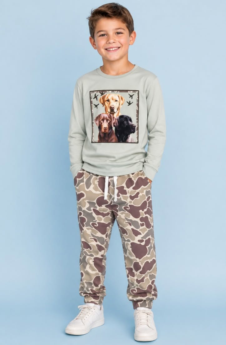 Camo Hunting Dog Lounge Set