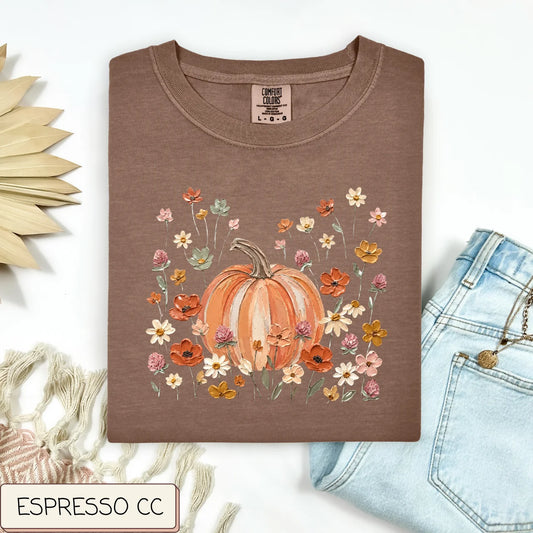 Wildflower Pumpkin Tee