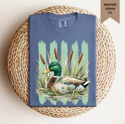 Striped Duck Tee