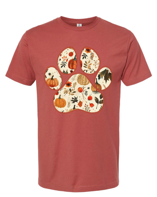 Paw Print Fall Tee