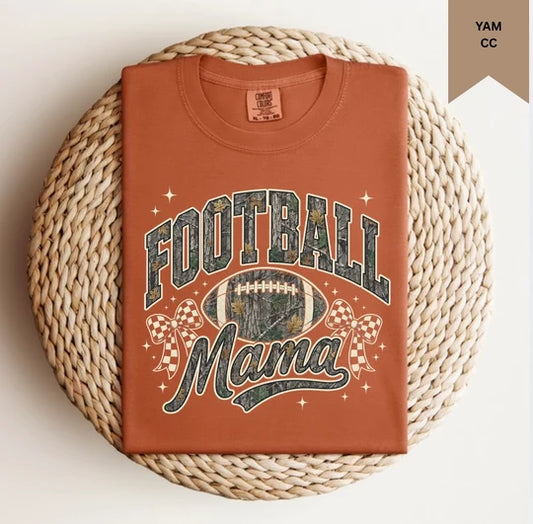 Camo Football Mama Tee