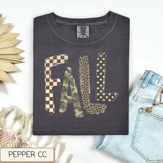 Camo Multiprint Fall Tee