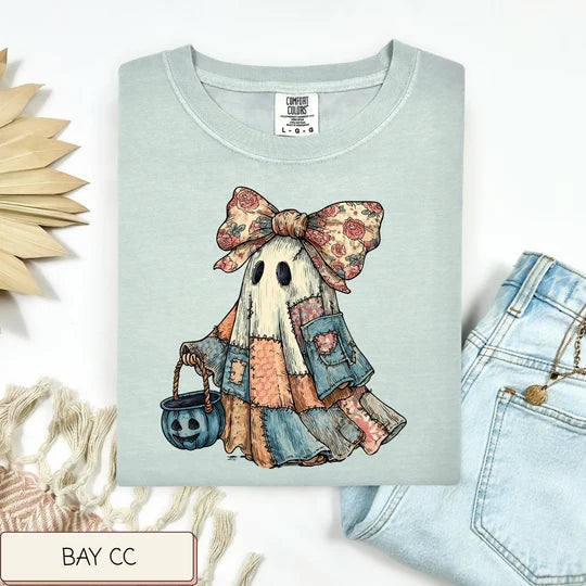 Vintage Patchwork Ghost Tee