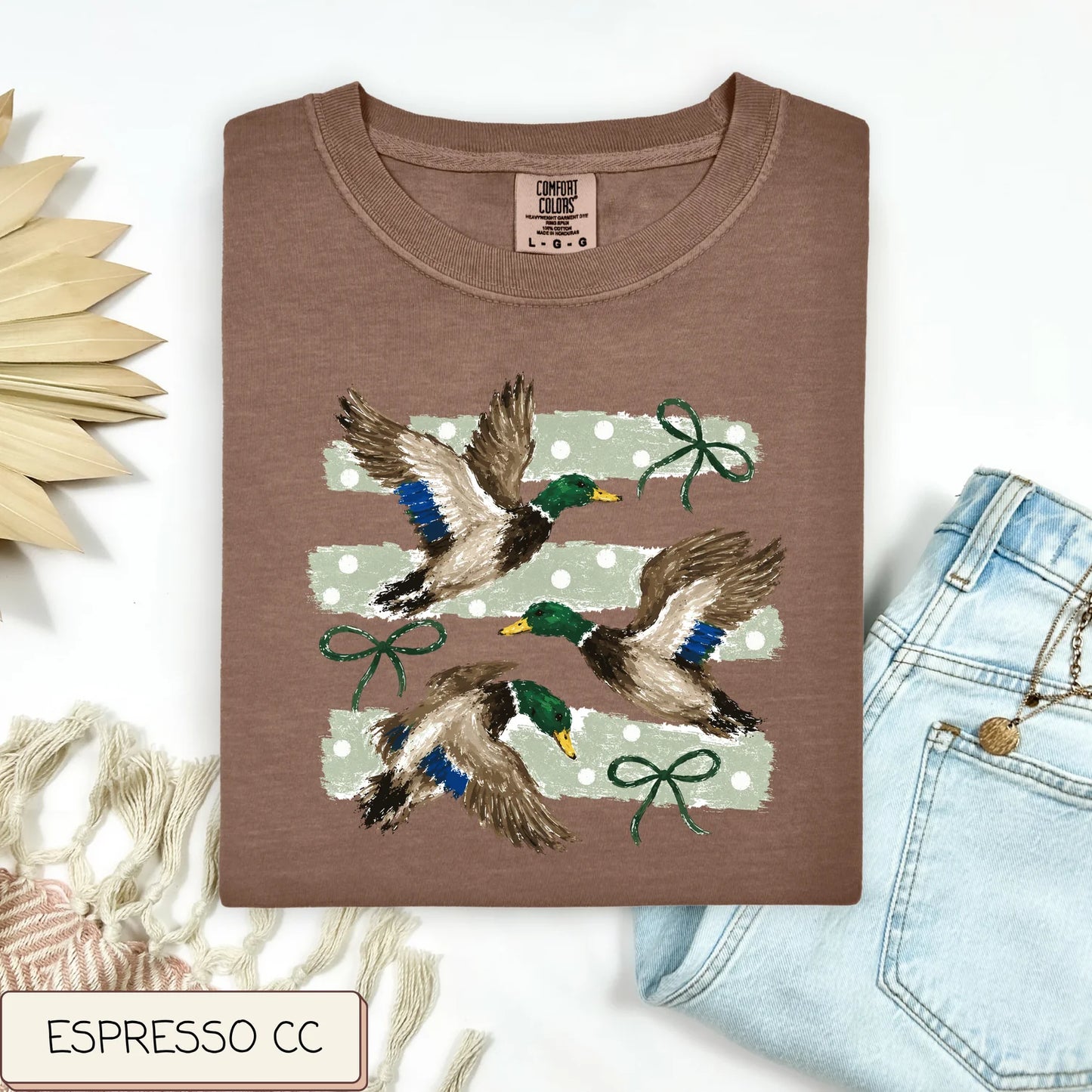 Polka Dot Stripe Mallards Tee