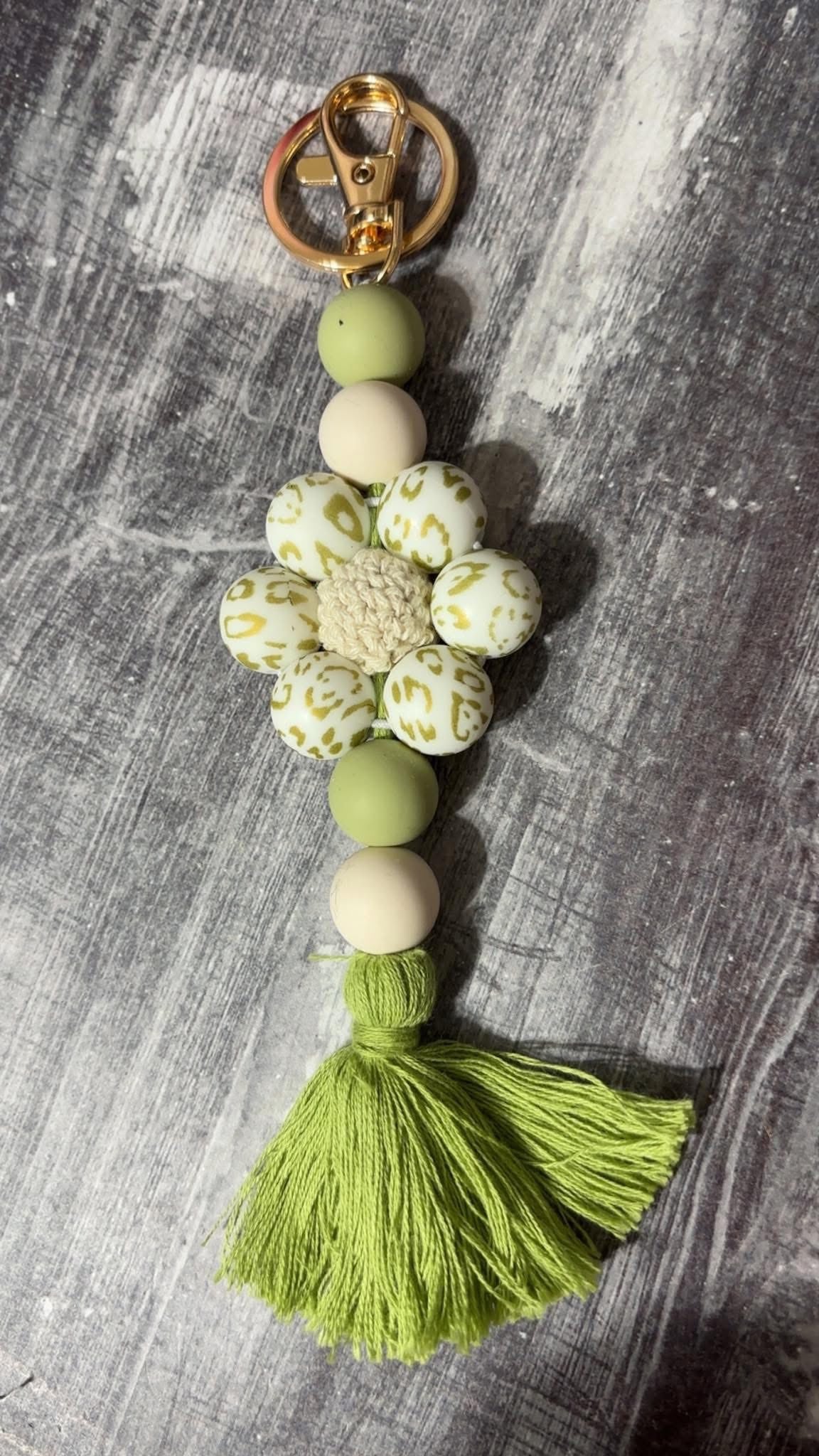 Flower Silicone Keychain