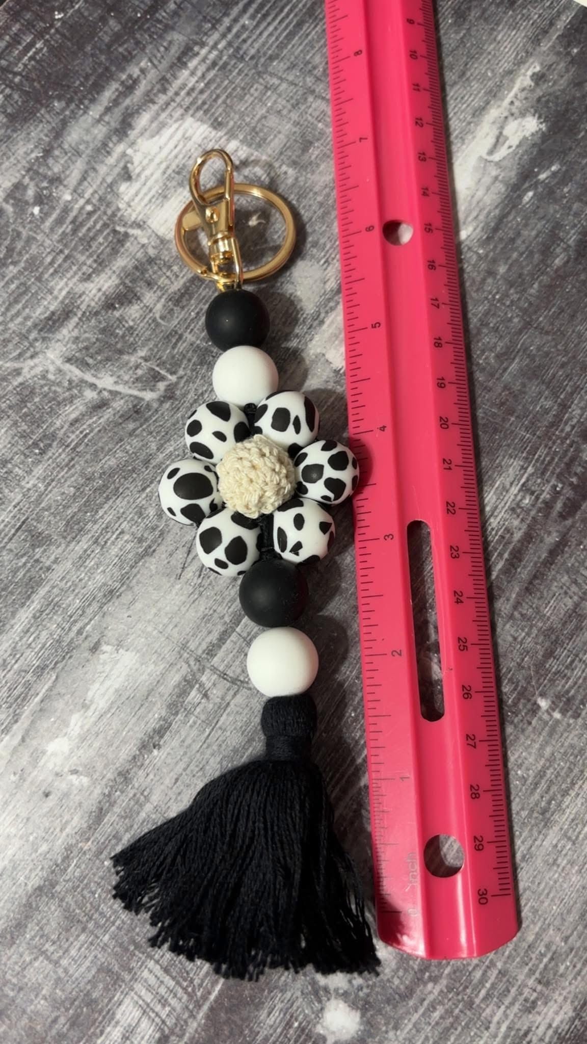 Flower Silicone Keychain
