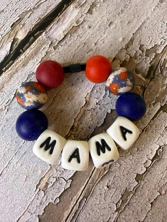 Patriotic Mama Tumbler Charm