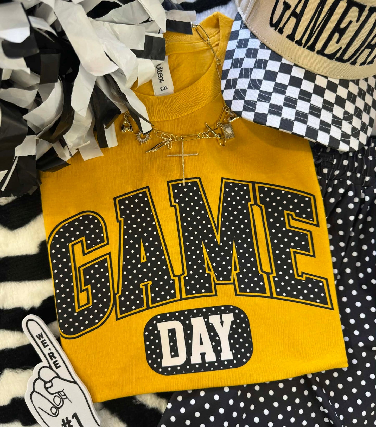 Game Day Polka Dot Tee (multiple colors available)