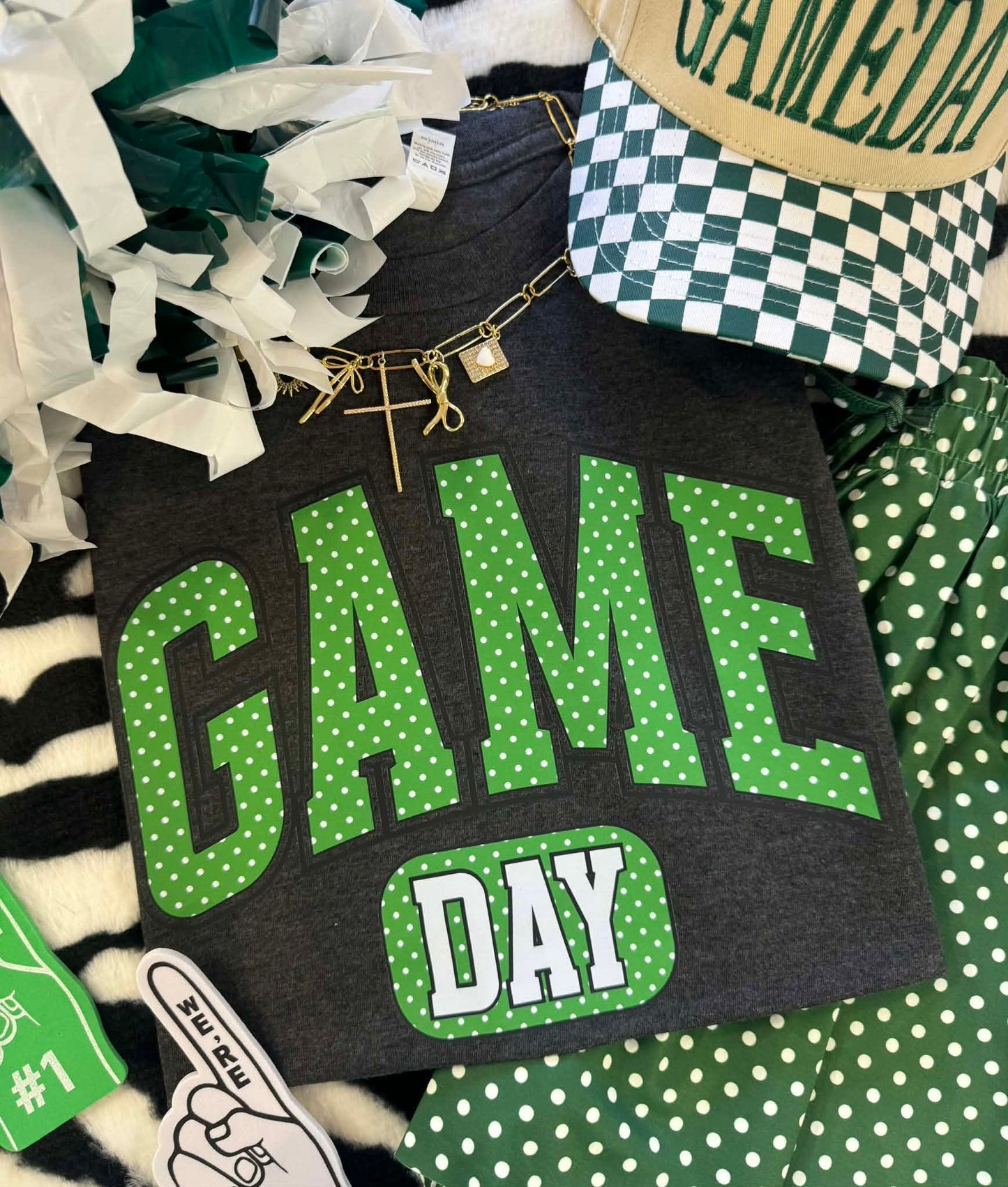 Game Day Polka Dot Tee (multiple colors available)
