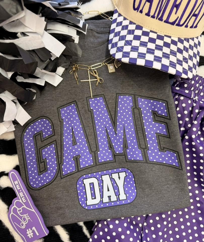 Game Day Polka Dot Tee (multiple colors available)