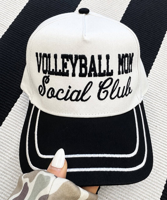 Volleyball Mom Social Club Trucker Hat