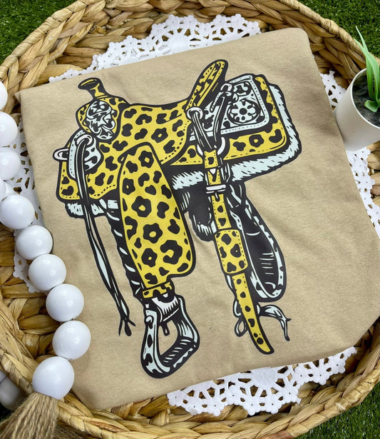 Animal Print Saddle