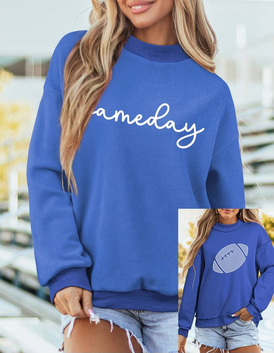 Blue Reversible Gameday Sweatshirt