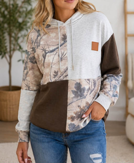 Multicolor Camo Western Hoodie