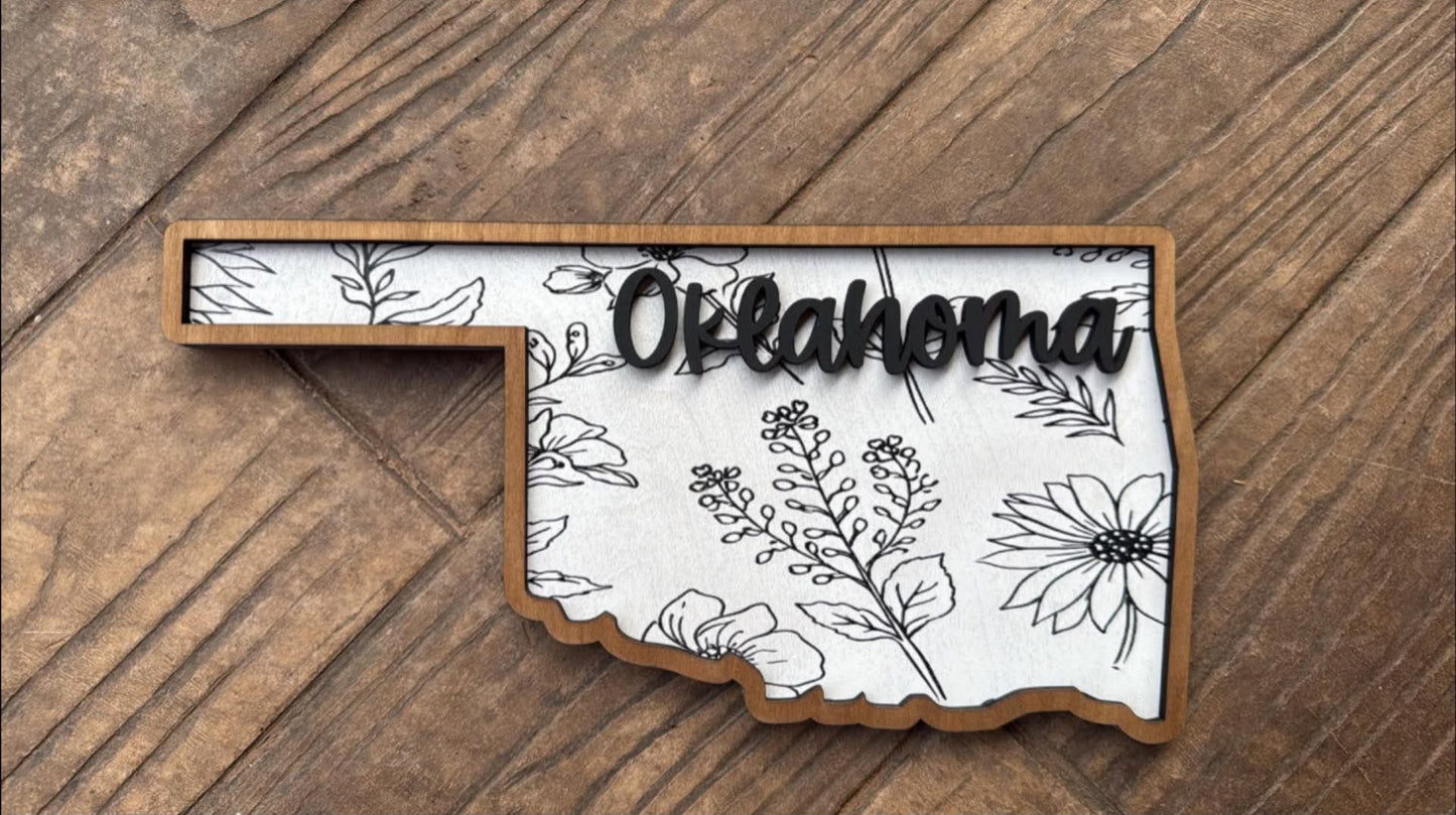 Floral State Sign