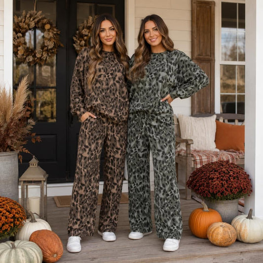Leopard Patchwork Set