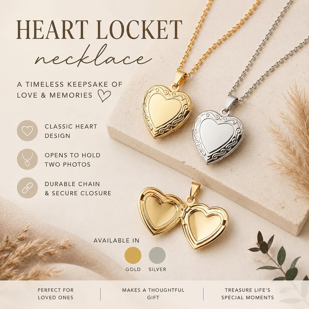 Heart Locket Necklace