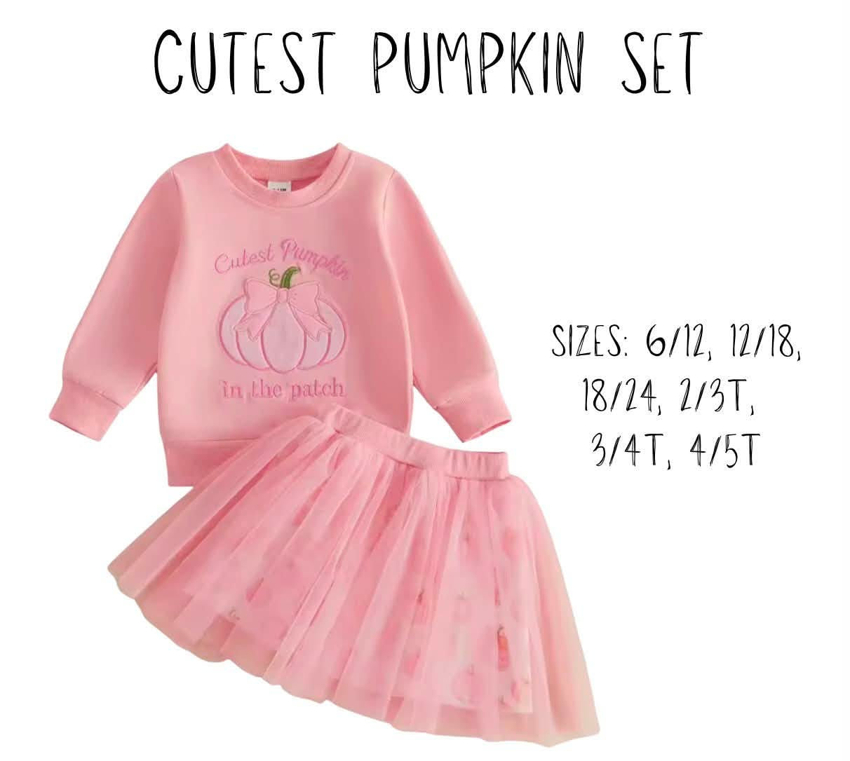 Cutest Pumpkin Set