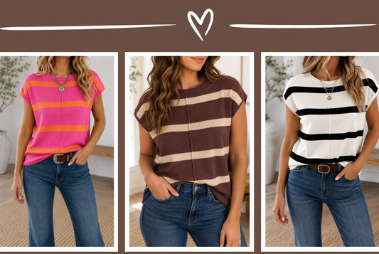 Stripe Knit Sweater