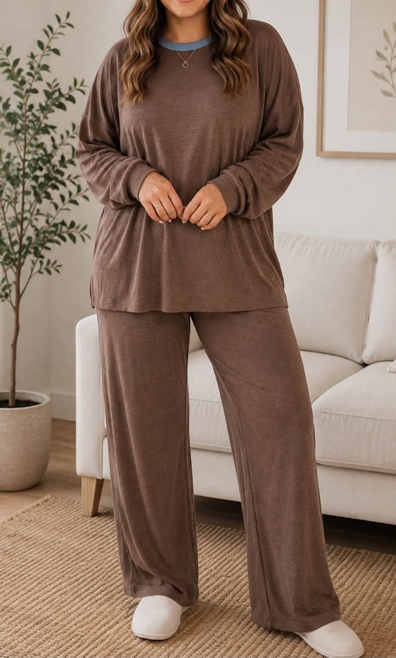 PLUS Brown Patchwork Set