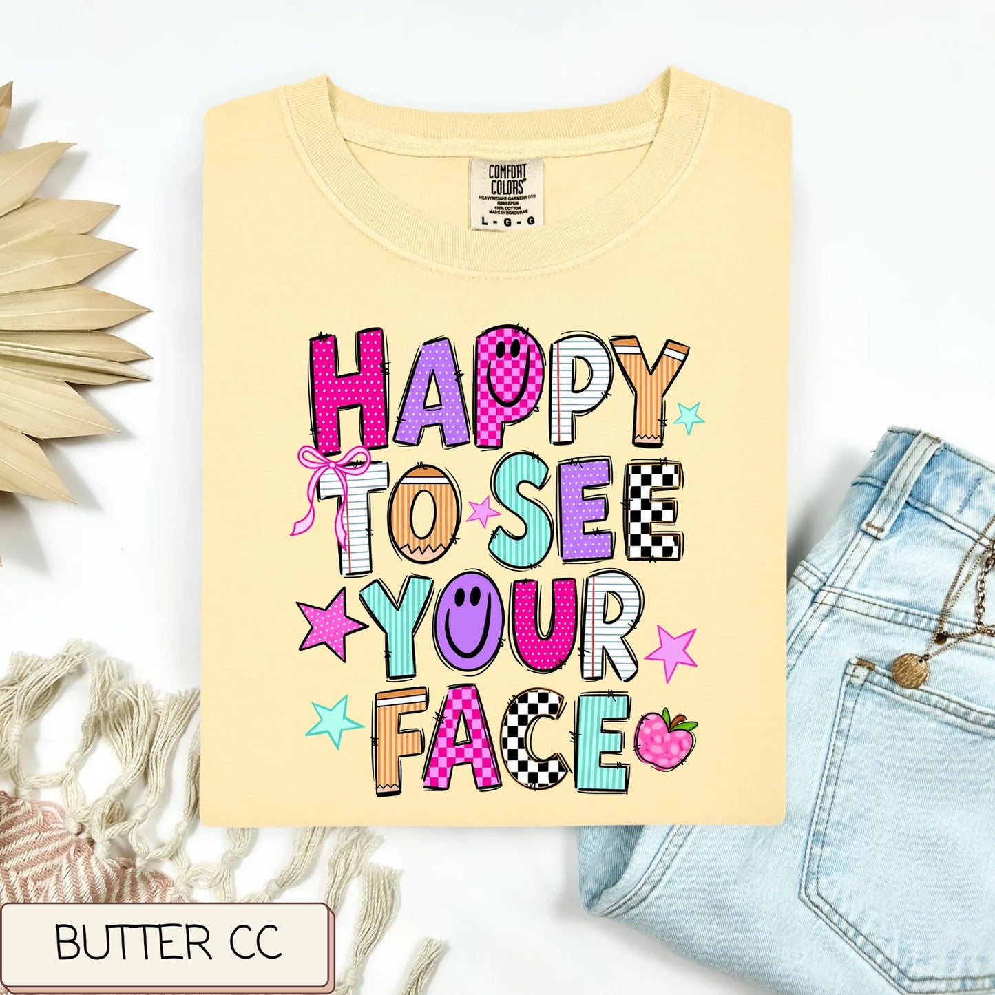 Happy To See Your Face School Tee