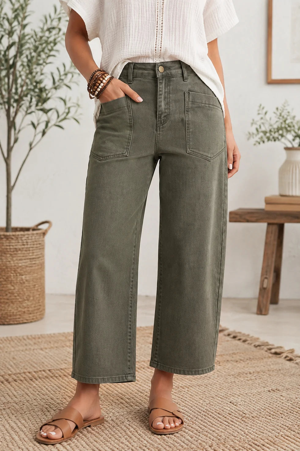 Square Barrel Jeans (3 Colors)