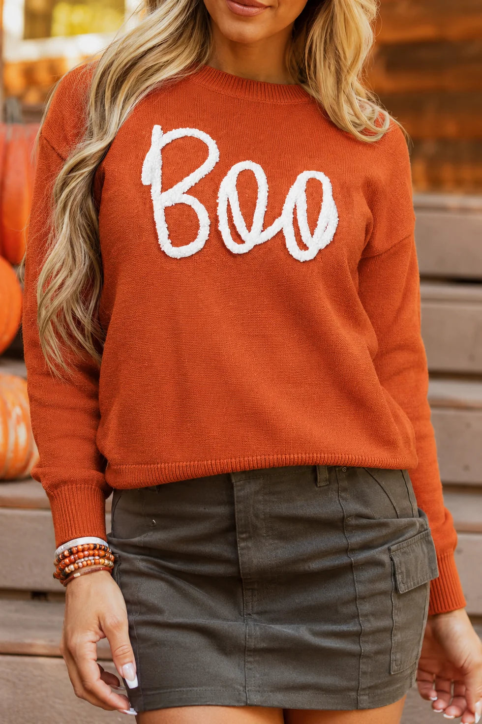 BOO Ribbed Sweater (2 Colors)