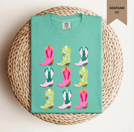 Multiprint Boots Tee
