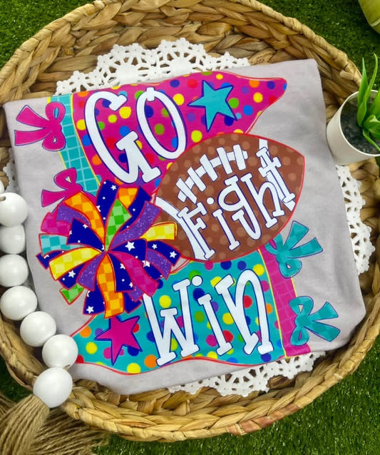 Bright Football Go Fight Win