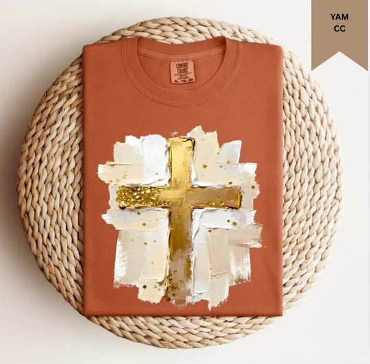 Brushstroke Cross Tee