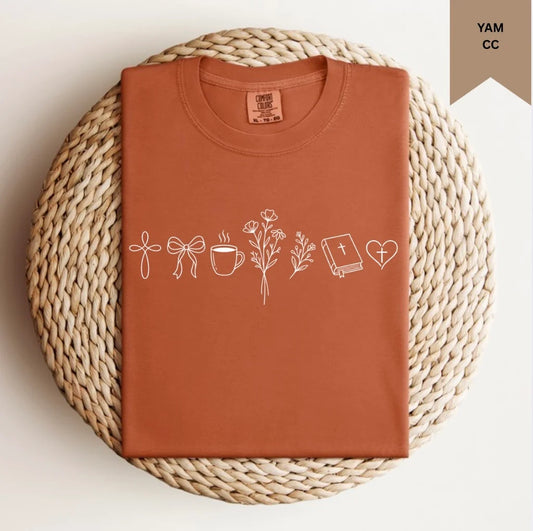 Coffee Flower Bible Tee