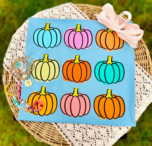 Colorful Pumpkin Array