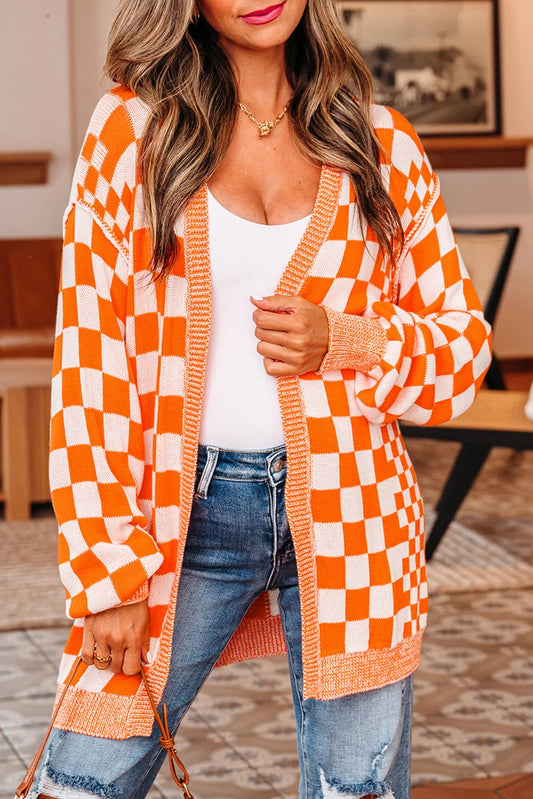 Checkered Cardigan (Multiple Colors)