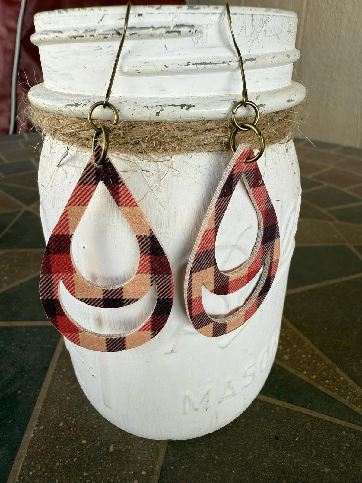 Faux Leather Fall Earrings